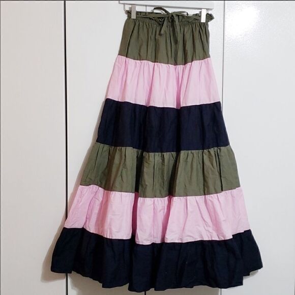 Anthropologie Penelope Tiered Maxi Skirt Size XS - Picture 8 of 9